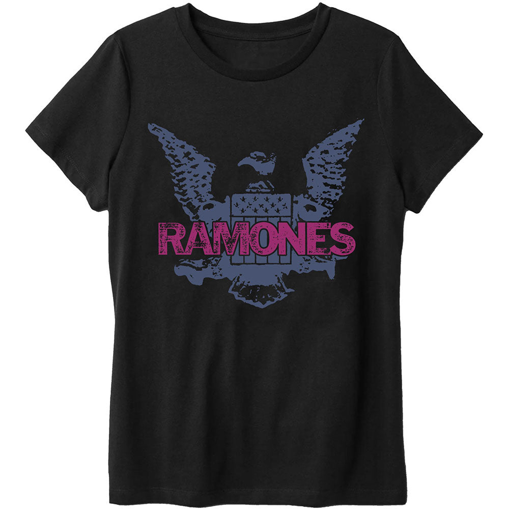 Ramones Purple Eagle T-shirt Front