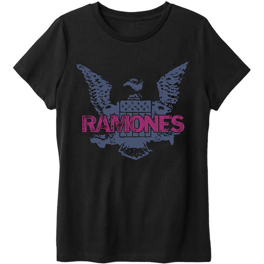 Ramones Purple Eagle T-shirt Front