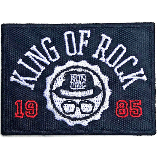 Run DMC King Of Rock Woven Patch Front