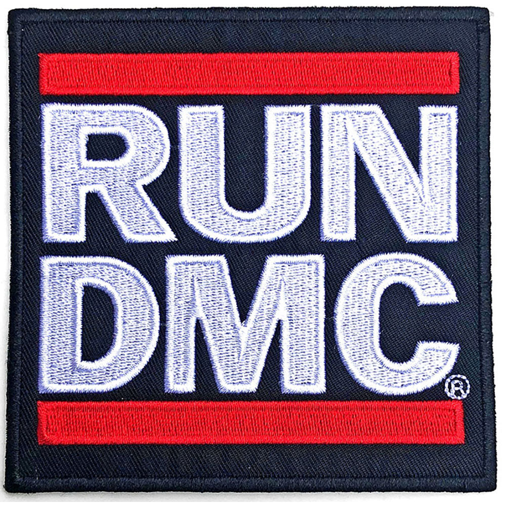 Run DMC Logo Woven Patch Front