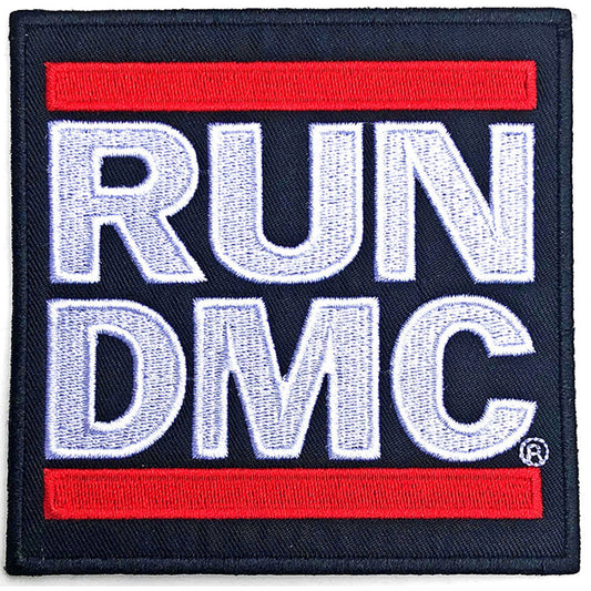 Run DMC Logo Woven Patch Front