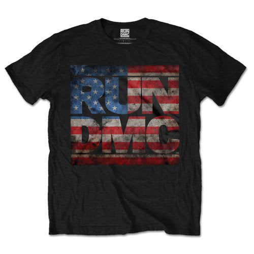 Run DMC Americana Logo T-shirt Front