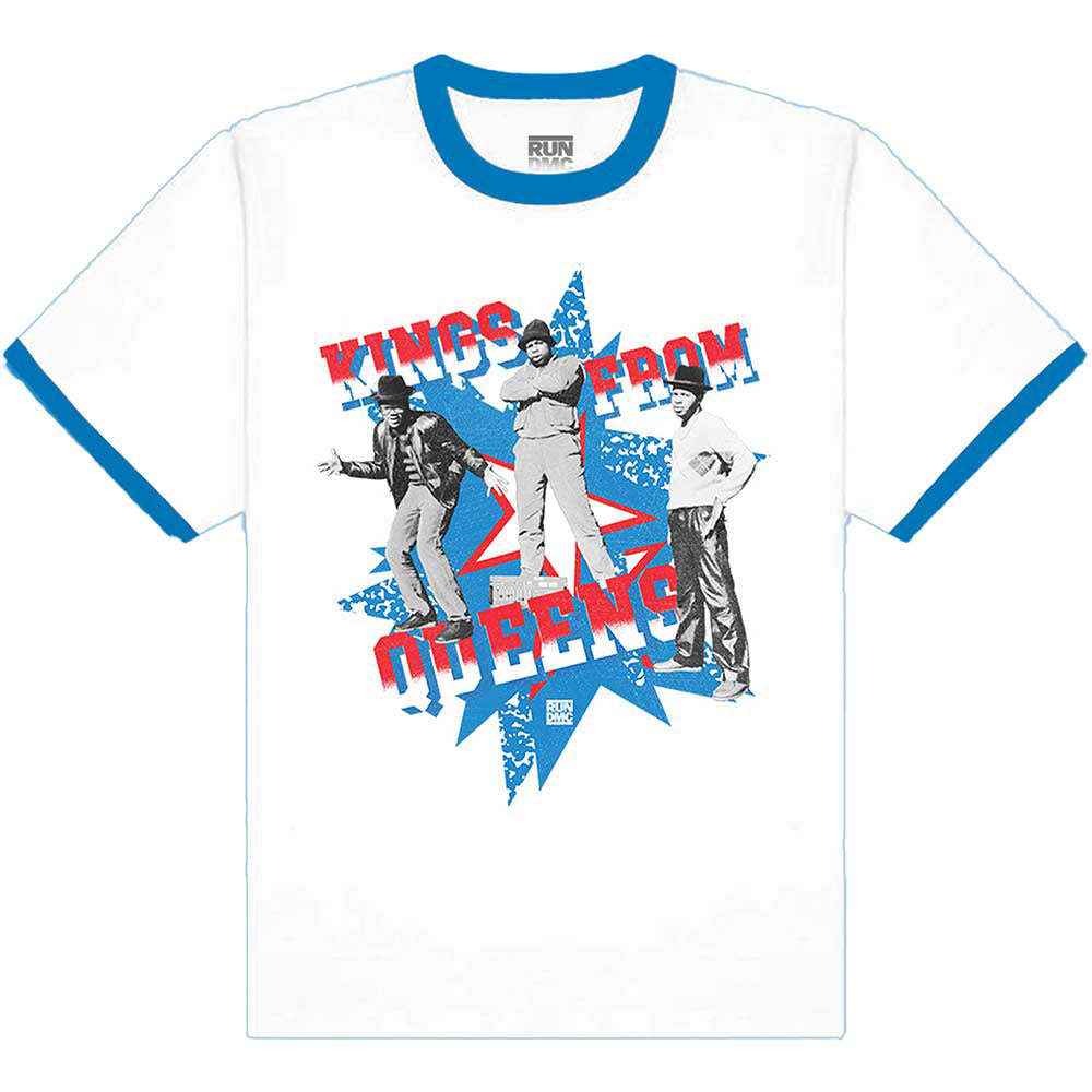 Run DMC Kings From Queens T-shirt Front
