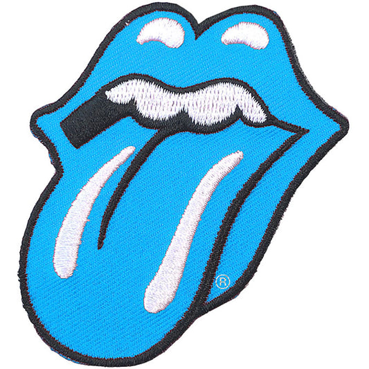Rolling Stones Classic Tongue Black Woven Patch Front