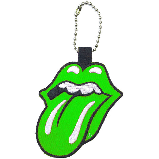 Rolling Stones Classic Tongue Embroidered Key Chain