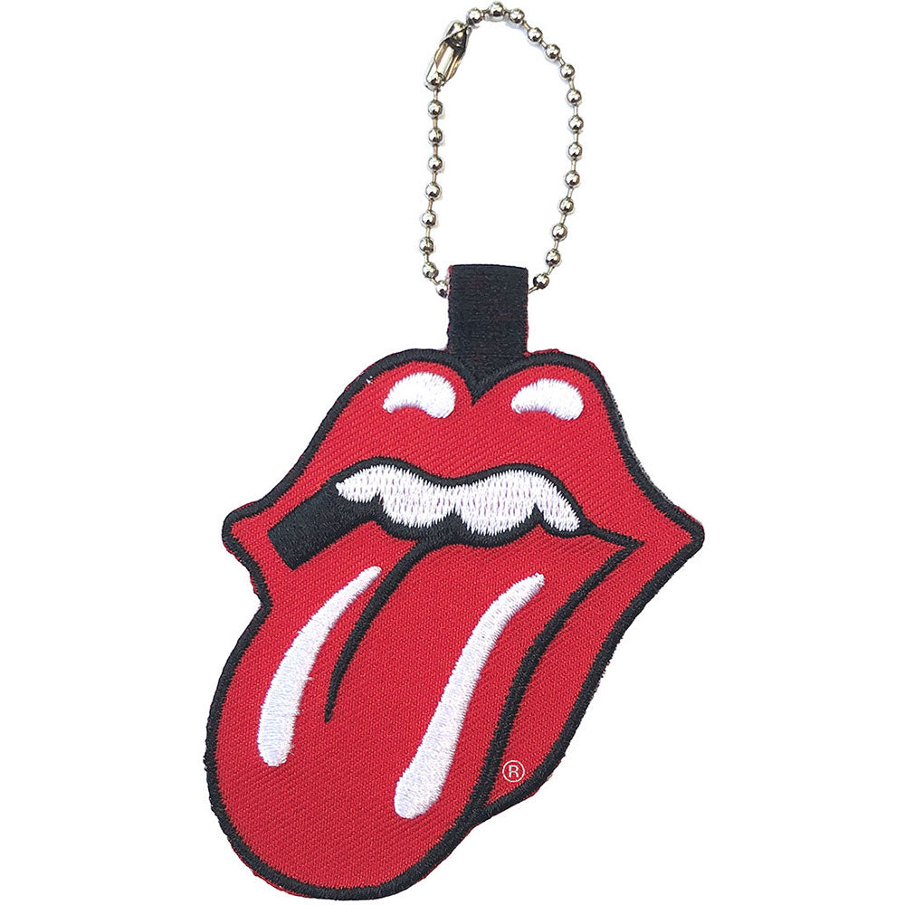Rolling Stones Classic Tongue Embroidered Key Chain