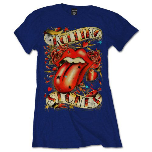 Rolling Stones Tongue & Stars Junior Top Front