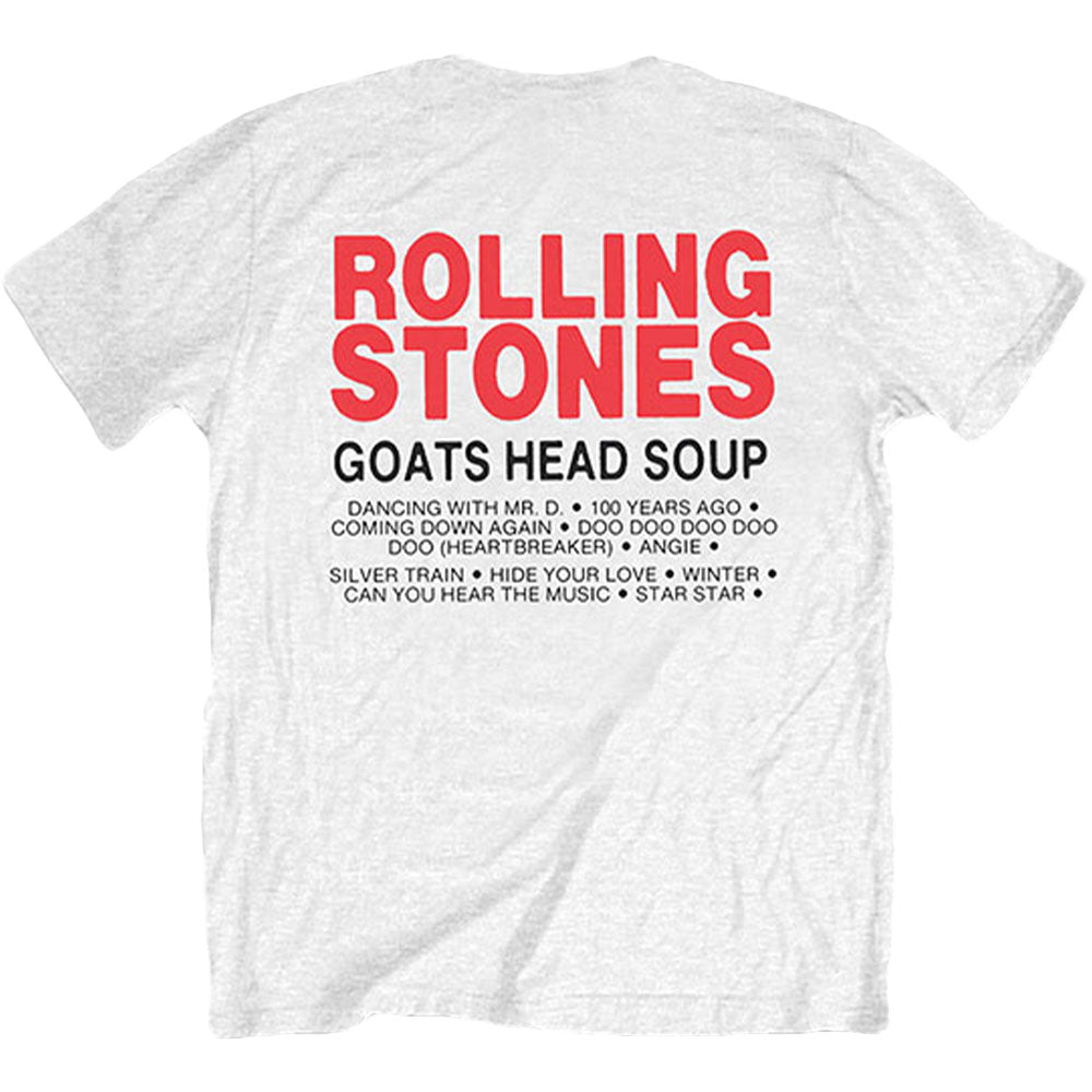 Rolling Stones Goat Head Soup Tracklist T-shirt Back