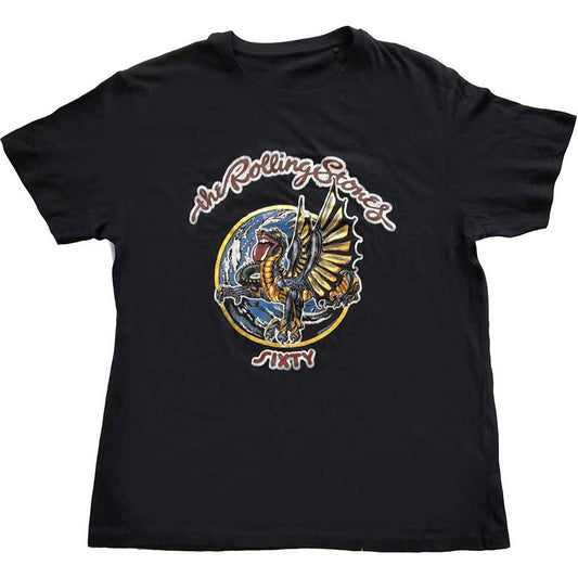 Rolling Stones Sixty Dragon Globe T-shirt Front