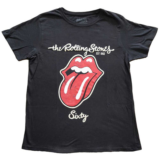 Rolling Stones Sixty Plastered Tongue Junior Top Front