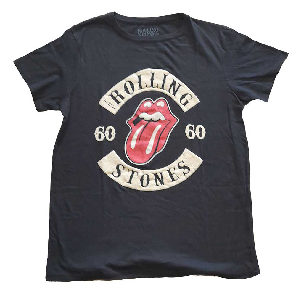Rolling Stones Sixty Biker Tongue Junior Top Front