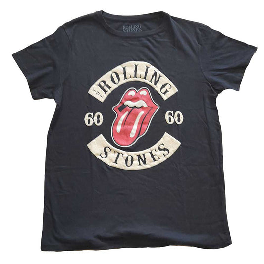 Rolling Stones Sixty Biker Tongue Junior Top Front