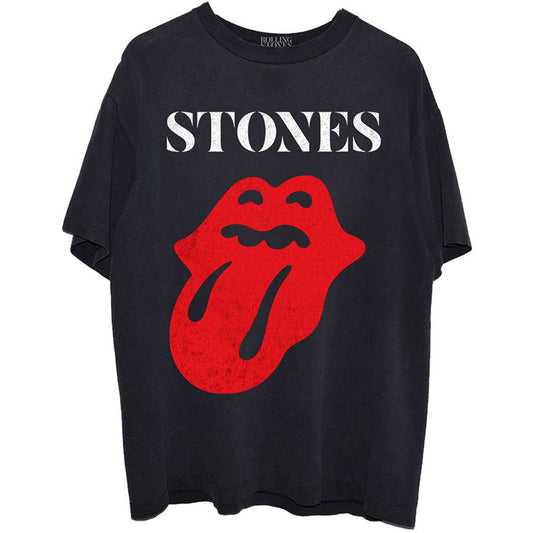 Rolling Stones Sixty Classic Vintage Solid Tongue T-shirt Front