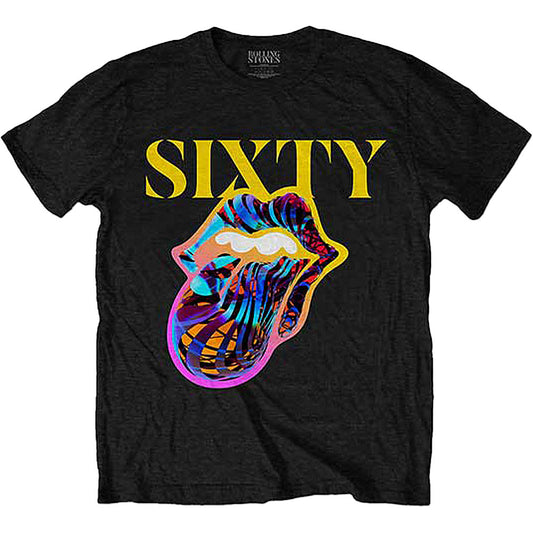 Rolling Stones Sixty Cyberdelic Tongue T-shirt Front