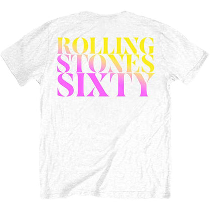 Rolling Stones Sixty Gradient Text T-shirt Back
