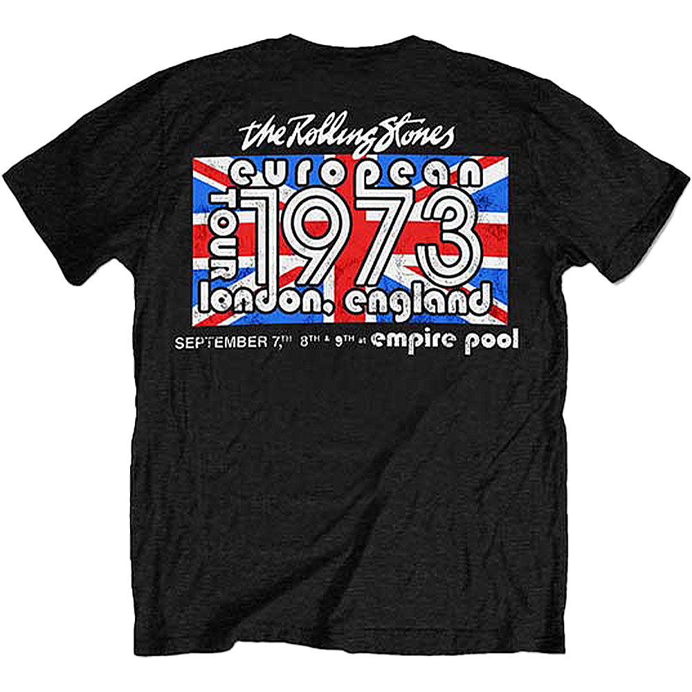 Rolling Stones London European '73 T-shirt Back