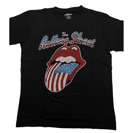 Rolling Stones Usa Tongue T-shirt Front