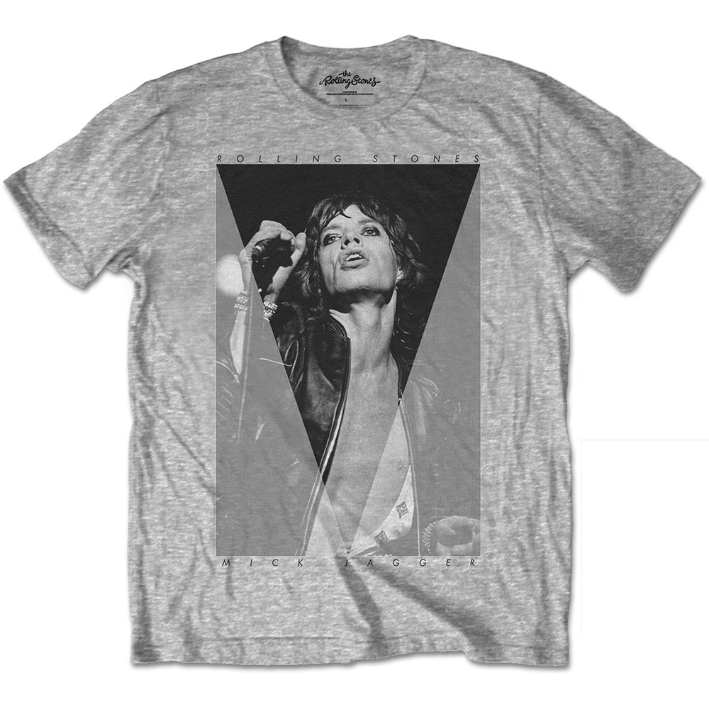 Rolling Stones Mick Triangle T-shirt Front