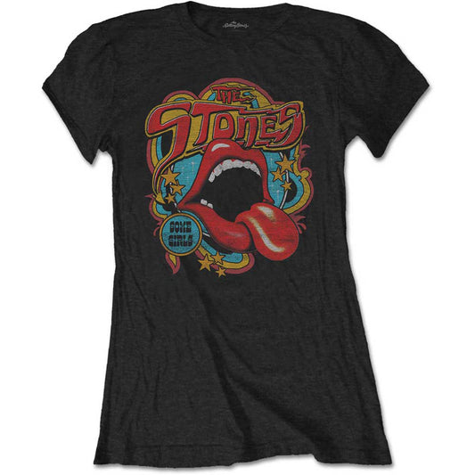 Rolling Stones Retro 70s Vibe Junior Top Front