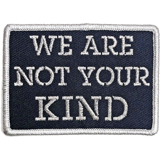 Slipknot We Are Not Your Kind Stencil Woven Patch Front