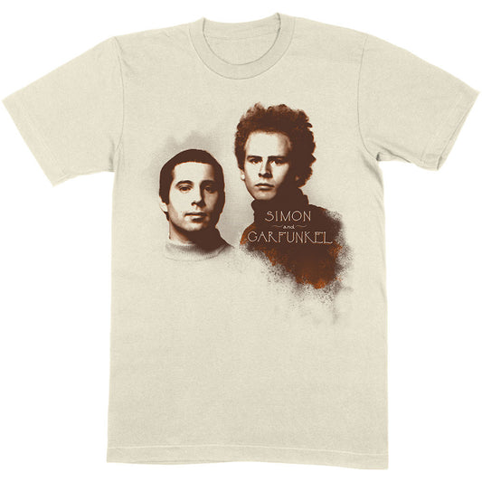 Simon & Garfunkel Faces T-shirt Front