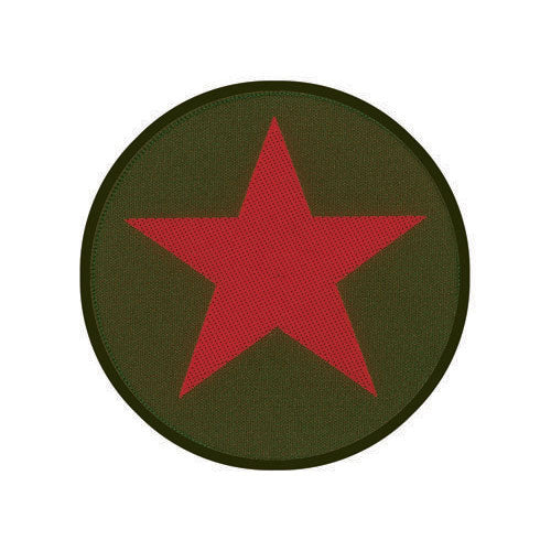 Che Guevara Red Star/khaki Woven Patch Front
