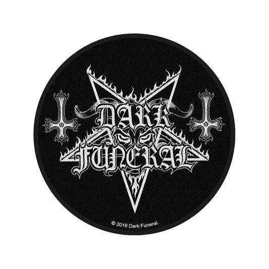 Dark Funeral Circular Logo Woven Patch Front