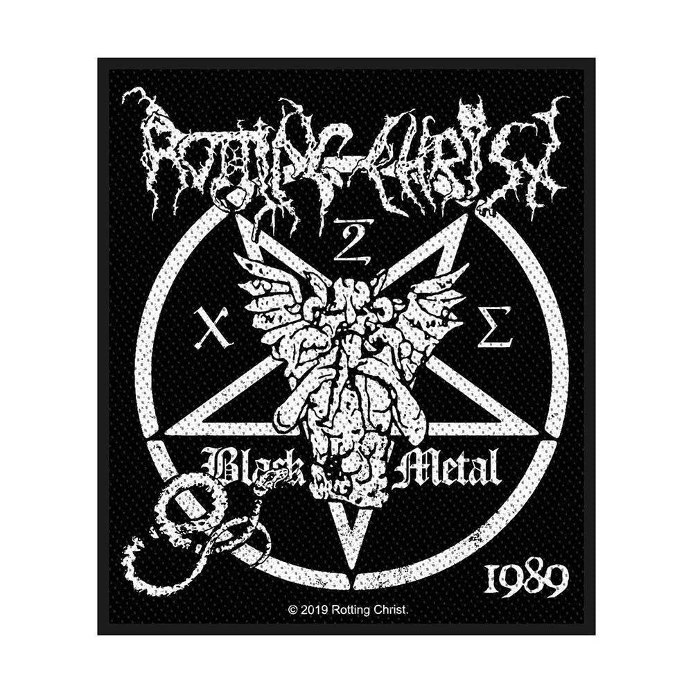 Rotting Christ Black Metal Woven Patch Front