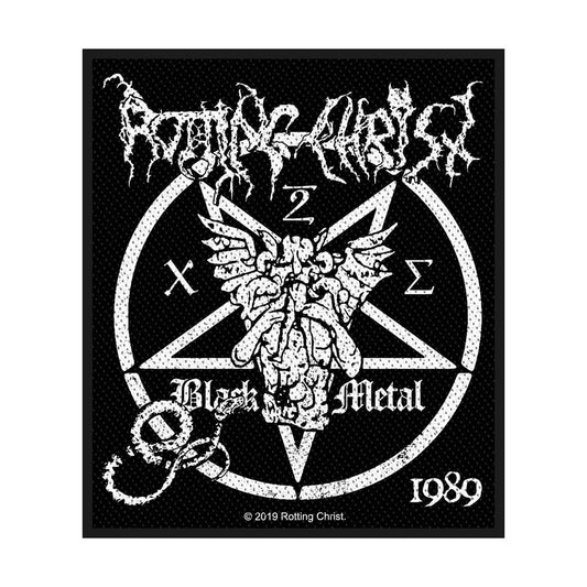 Rotting Christ Black Metal Woven Patch Front