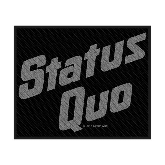Status Quo Logo Woven Patch Front