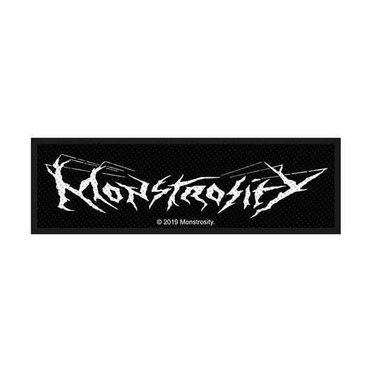 Monstrosity Logo Woven Patch Front