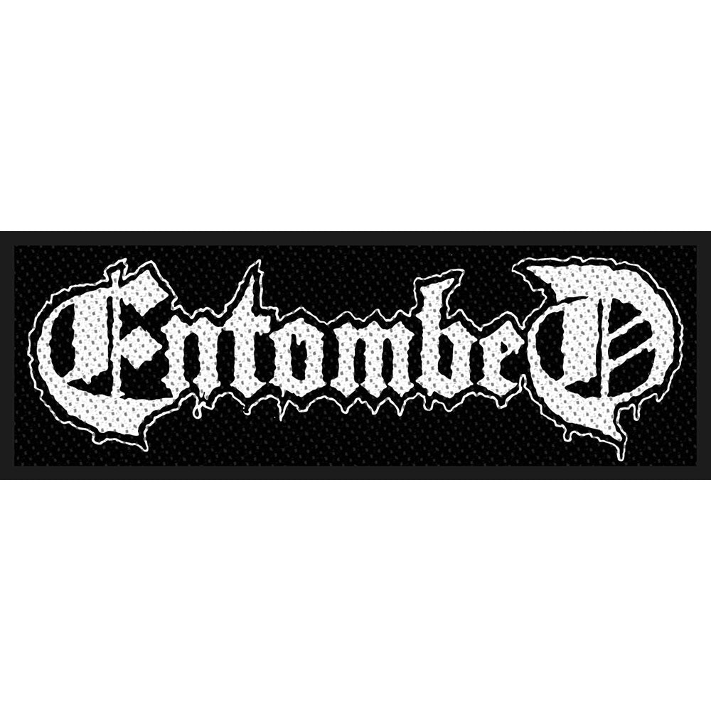Entombed Logo Woven Patch Front