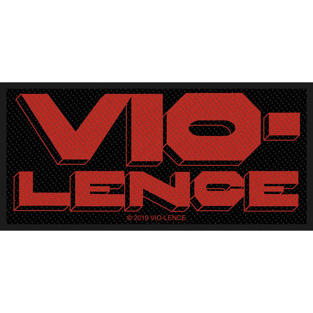 Vio-Lence Logo Woven Patch Front