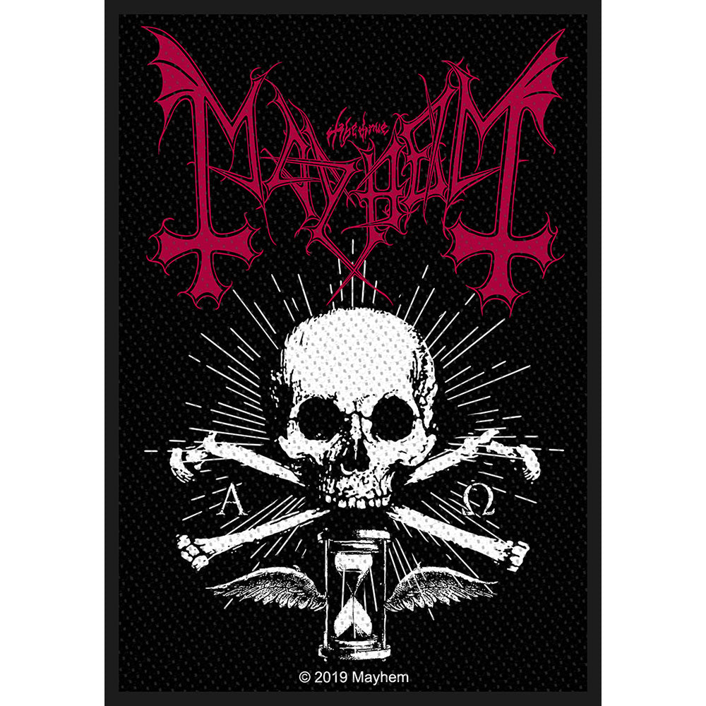 Mayhem Alpha Omega Daemon Woven Patch Front