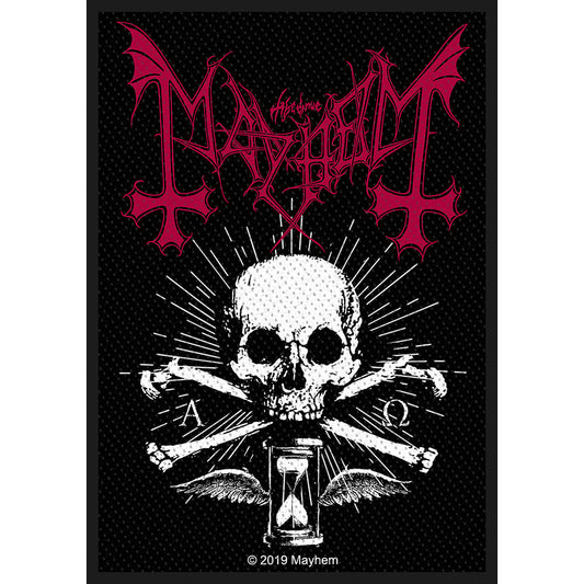 Mayhem Alpha Omega Daemon Woven Patch Front