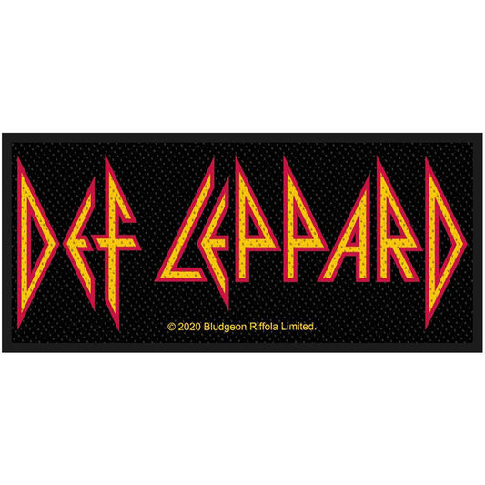 Def Leppard Logo Woven Patch Front