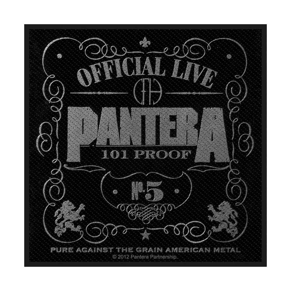 Pantera 101% Proof Woven Patch Front