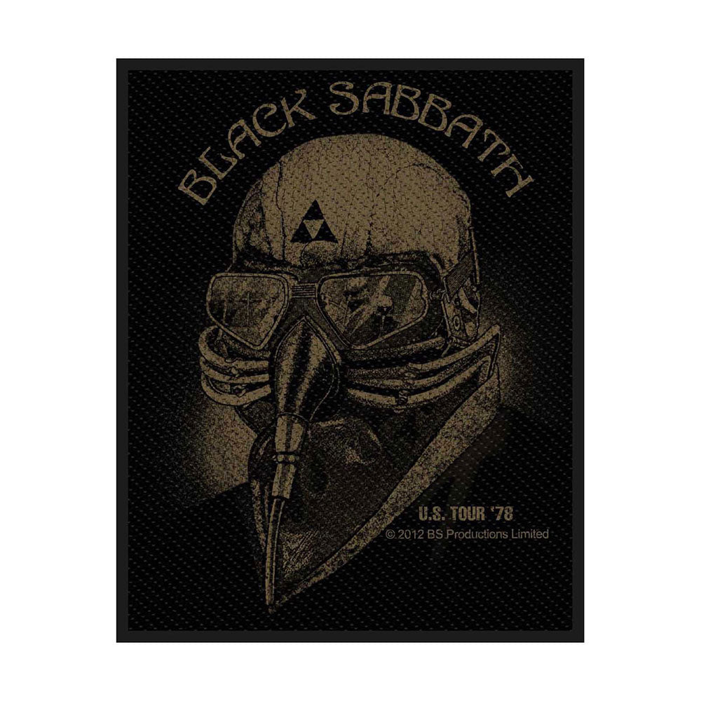 Black Sabbath Us Tour 1978 Woven Patch Front