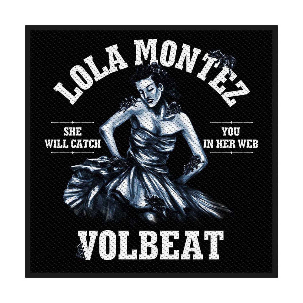 Volbeat Lola Montez Woven Patch Front
