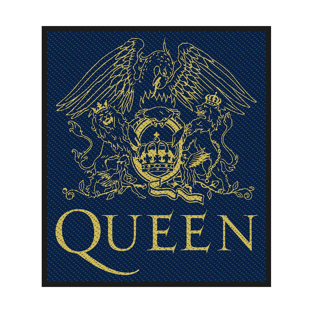 Queen Crest Woven Patch Front