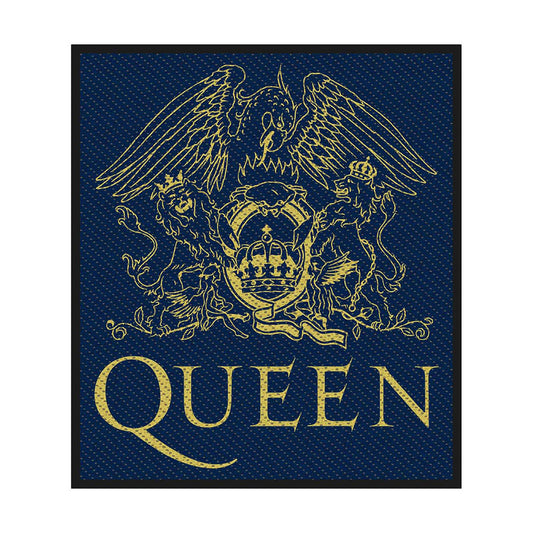 Queen Crest Woven Patch Front