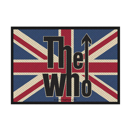 Who Union Flag Logo Woven Patch Front