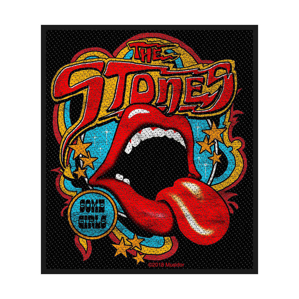 Rolling Stones Some Girls Woven Patch Front