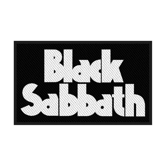 Black Sabbath Logo Woven Patch Front