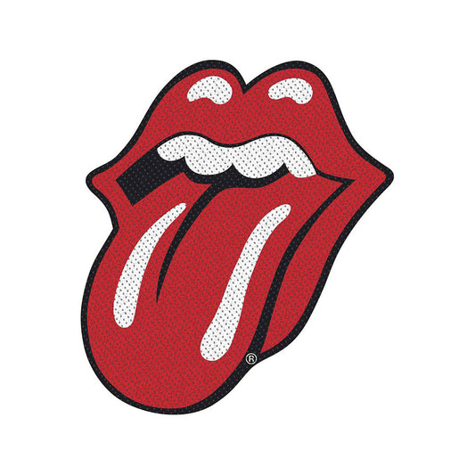 Rolling Stones Tongue Cut-out Woven Patch Front