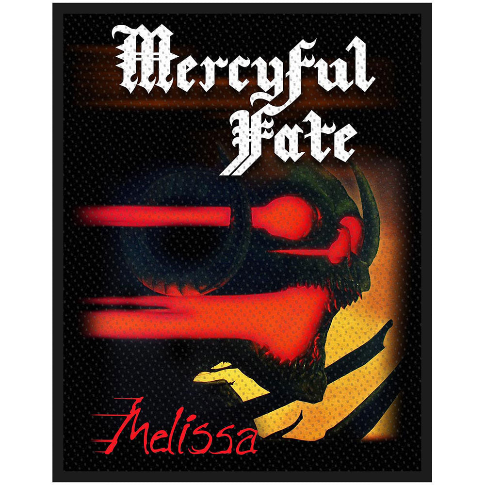 Mercyful Fate Melissa Woven Patch Front