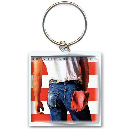 Bruce Springsteen Born In The Usa Metal Key Chain