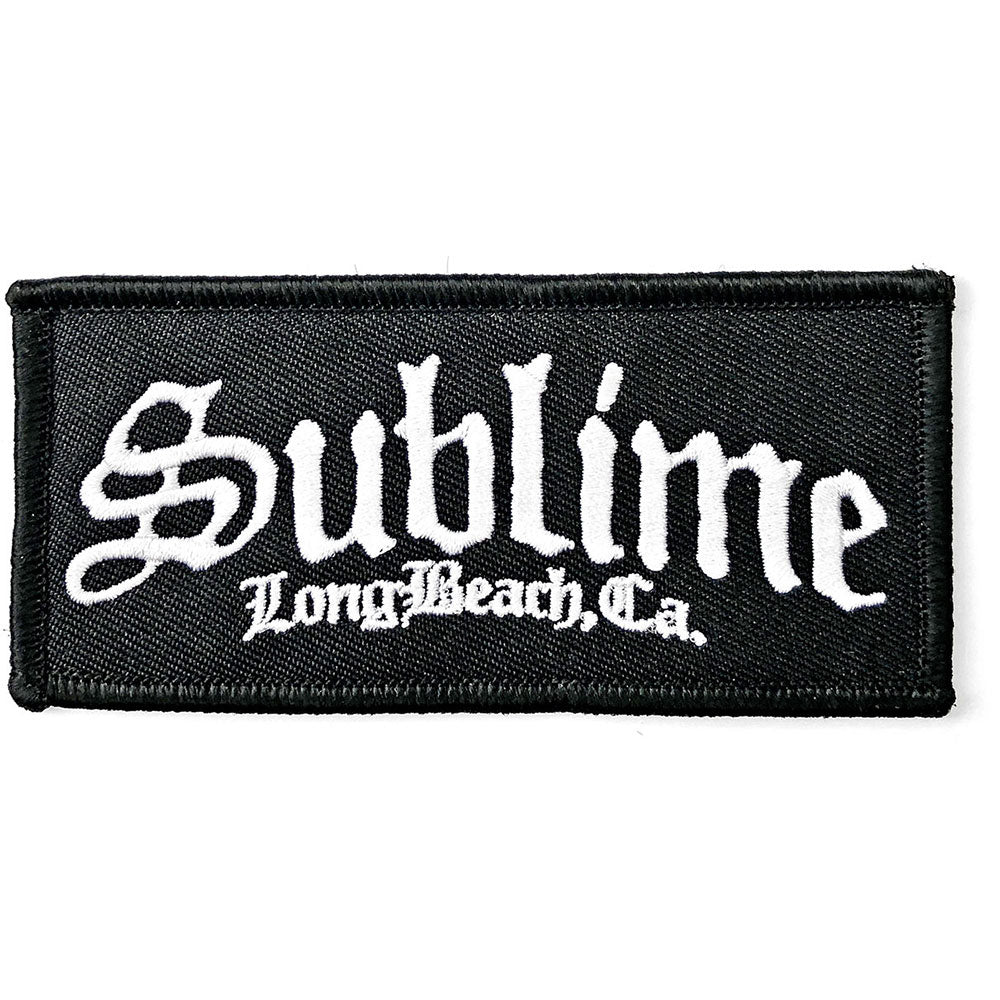 Sublime C.a. Logo Woven Patch Front