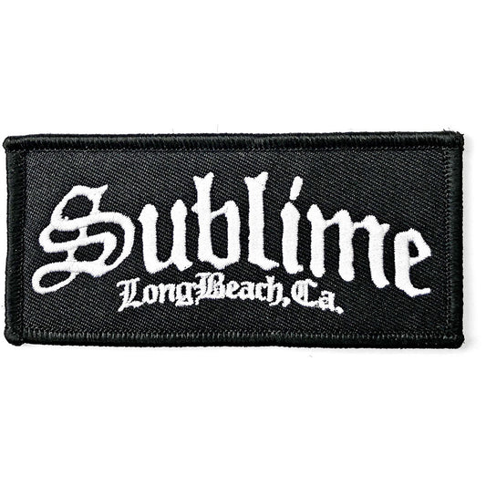 Sublime C.a. Logo Woven Patch Front