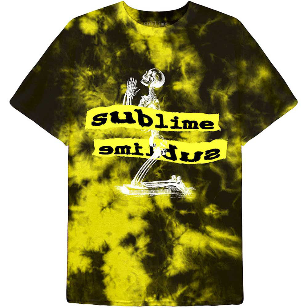 Sublime Praying Skeleton T-shirt Front